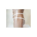 Harness Crotchless Panties with Rings white