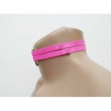 Choker Harness 2 lines with 3 Big Rings (a Lot Of Colours) pink