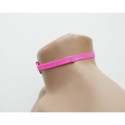 Choker Harness 1 line with 2 Big Rings (a Lot Of Colours) pink