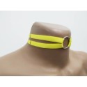 Choker Harness 2 lines With Big Ring (a Lot Of Colours) yellow