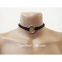 Choker Harness 1 line with 3 Big Rings (a Lot Of Colours) black