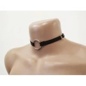 Choker Harness 1 line with 3 Big Rings (a Lot Of Colours) black