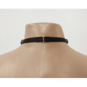 Choker Harness 1 line with 3 Big Rings (a Lot Of Colours) black