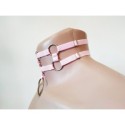 Choker Harness 2 lines With 7 Big Rings (a Lot Of Colours) peach