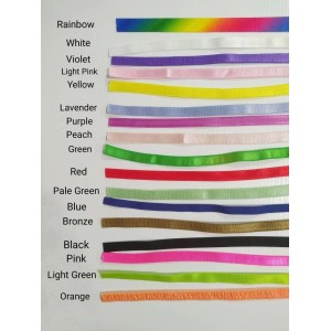 Choker Harness 2 lines With 7 Big Rings (a Lot Of Colours) peach