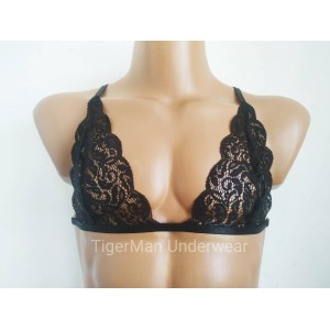 Harness Lace Bra black