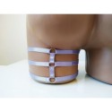 Leg Garter Harness 3 lines with Rings (1 piece) lavanda