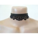 Choker Harness Lace 1 line (a Lot Of Colours) black