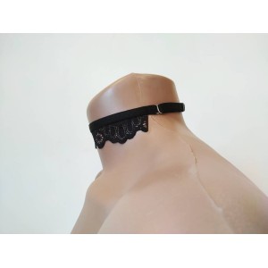 Choker Harness Lace 1 line (a Lot Of Colours) black