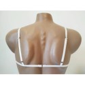 Chest Harness Open Cup Bra with Rings white