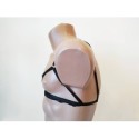 Chest Harness Lace Open Cup Bra black
