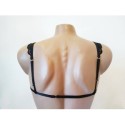 Chest Harness Lace Open Cup Bra black