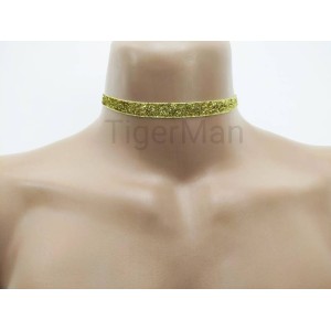 Choker Harness 1 line Shiny (a Lot Of Colours) gold