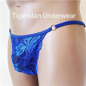 Harness Lace Panties blue