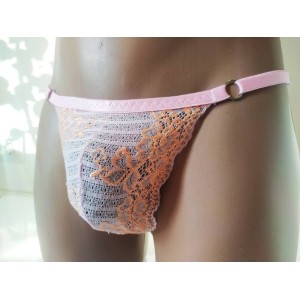 Harness Lace Panties peach