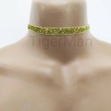 Choker Harness 1 line Shiny (a Lot Of Colours) gold