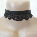 Choker Harness Lace 1 line (a Lot Of Colours) black