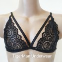 Harness Lace Bra black