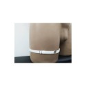 Leg Garter Harness 1 line with Ring (1 piece) white