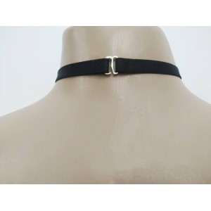 Choker Harness 1 line with 4 Big Rings (a Lot Of Colours) black