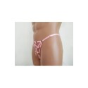 Harness Crotchless Panties with Rings pink