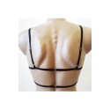 Harness Lingerie set with Open Cup Bra and Open Crotch Panties black